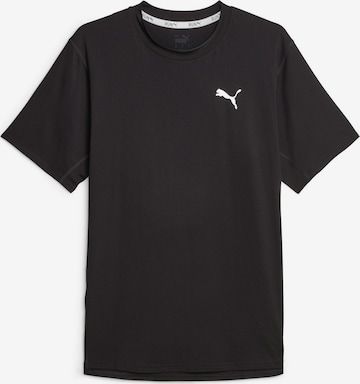 PUMA - Camiseta funcional en negro: frente