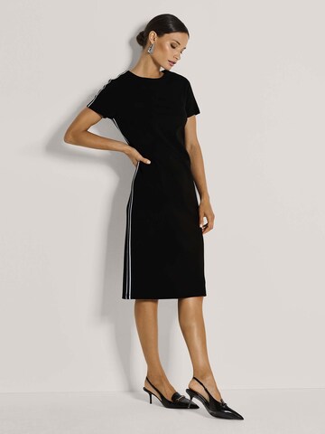 Robe MADELEINE en noir : devant