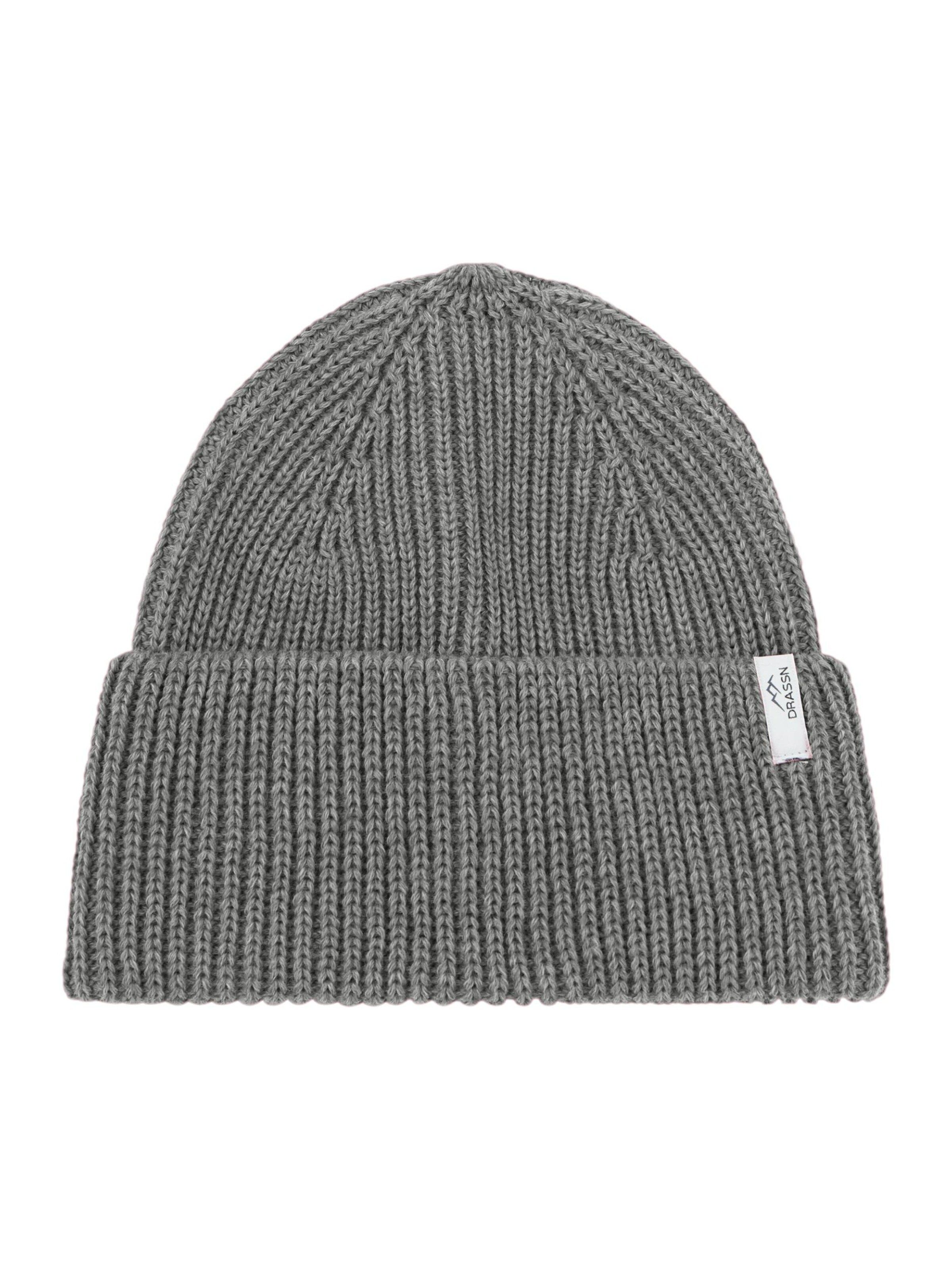 DRASSN Beanie 'Pfrentsch' in Grey: front