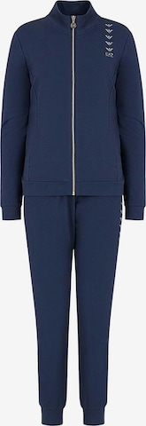 Survêtement 'Evolution' EA7 Emporio Armani en bleu : devant