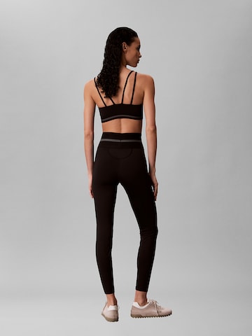 Skinny Pantalon de sport 'Quick-Dry' Calvin Klein Sport en noir