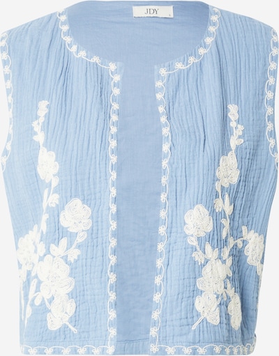 JDY Weste 'JDYMarley' in hellblau / weiß, Produktansicht