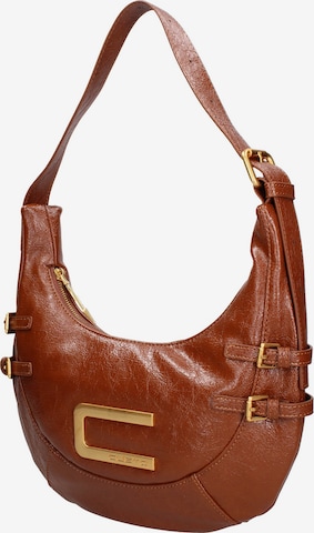 Borsa a spalla di Custo Barcelona in marrone: frontale