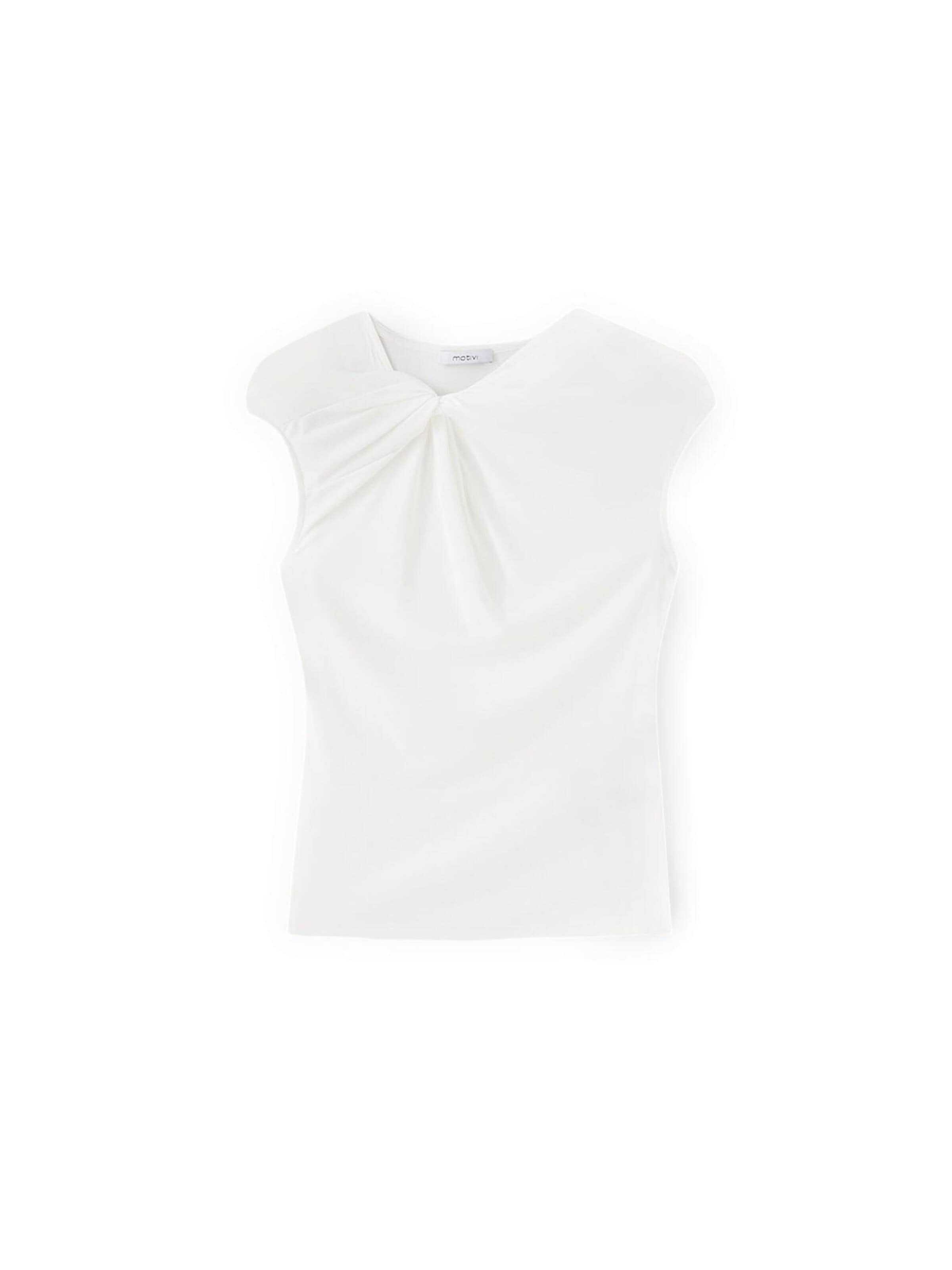 MOTIVI Haut en XXL en blanc, Vue avec produit