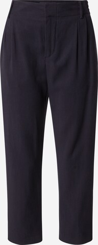 DRYKORN Regular Pleat-Front Pants 'DISPATCH_0' in Black: front