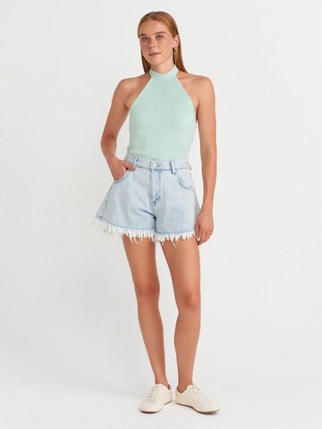 Top in maglia di Dilvin in verde