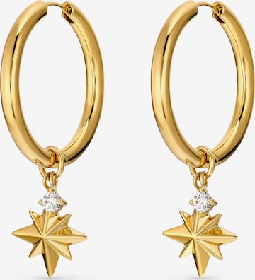 CHRIST Earrings in Gold: front