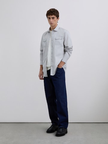 Scalpers Regular Fit Hemd in Grau: Vorderseite