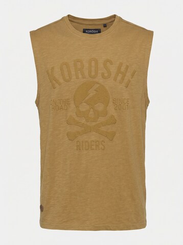 T-Shirt KOROSHI en jaune