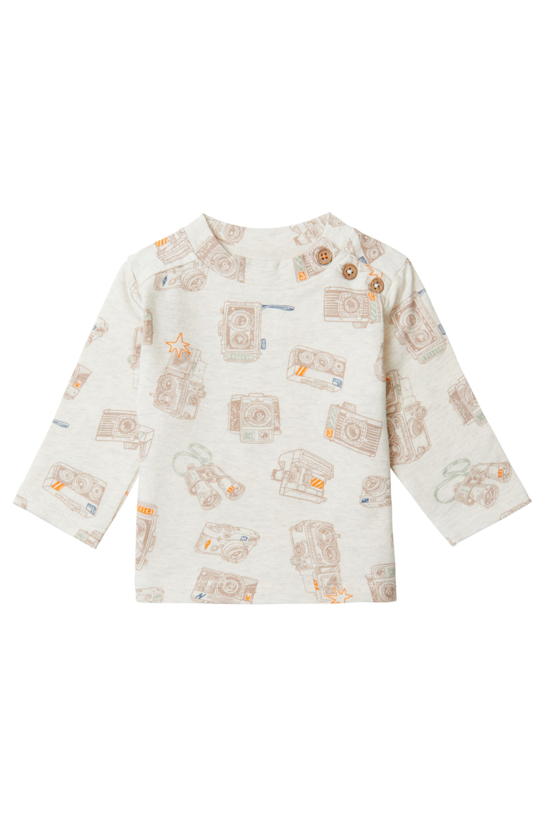 Noppies Shirt 'Baxton' in Beige: front