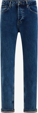 WE Fashion Tapered Jeans in Blauw: voorkant