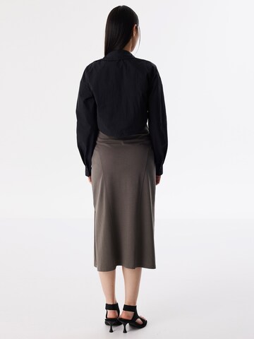 Robe Twist en marron