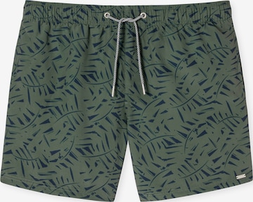 SCHIESSER Board Shorts 'Aqua' in Green: front