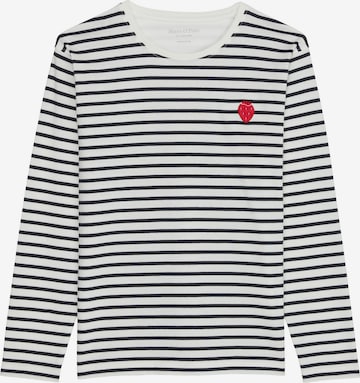 Marc O'Polo Sweatshirt in Zwart: voorkant