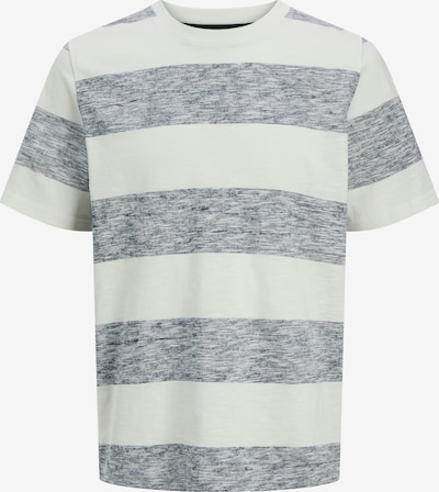 JACK & JONES Majica 'JJBIRK' u plava melange / bijela, Pregled proizvoda