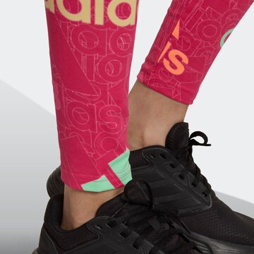 ADIDAS SPORTSWEAR Skinny Workout Pants in Pink