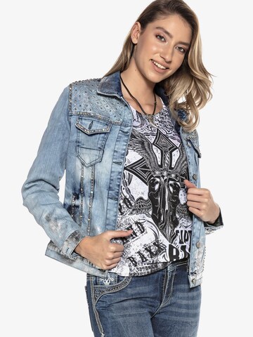 Veste mi-saison 'WJ174' CIPO & BAXX en bleu