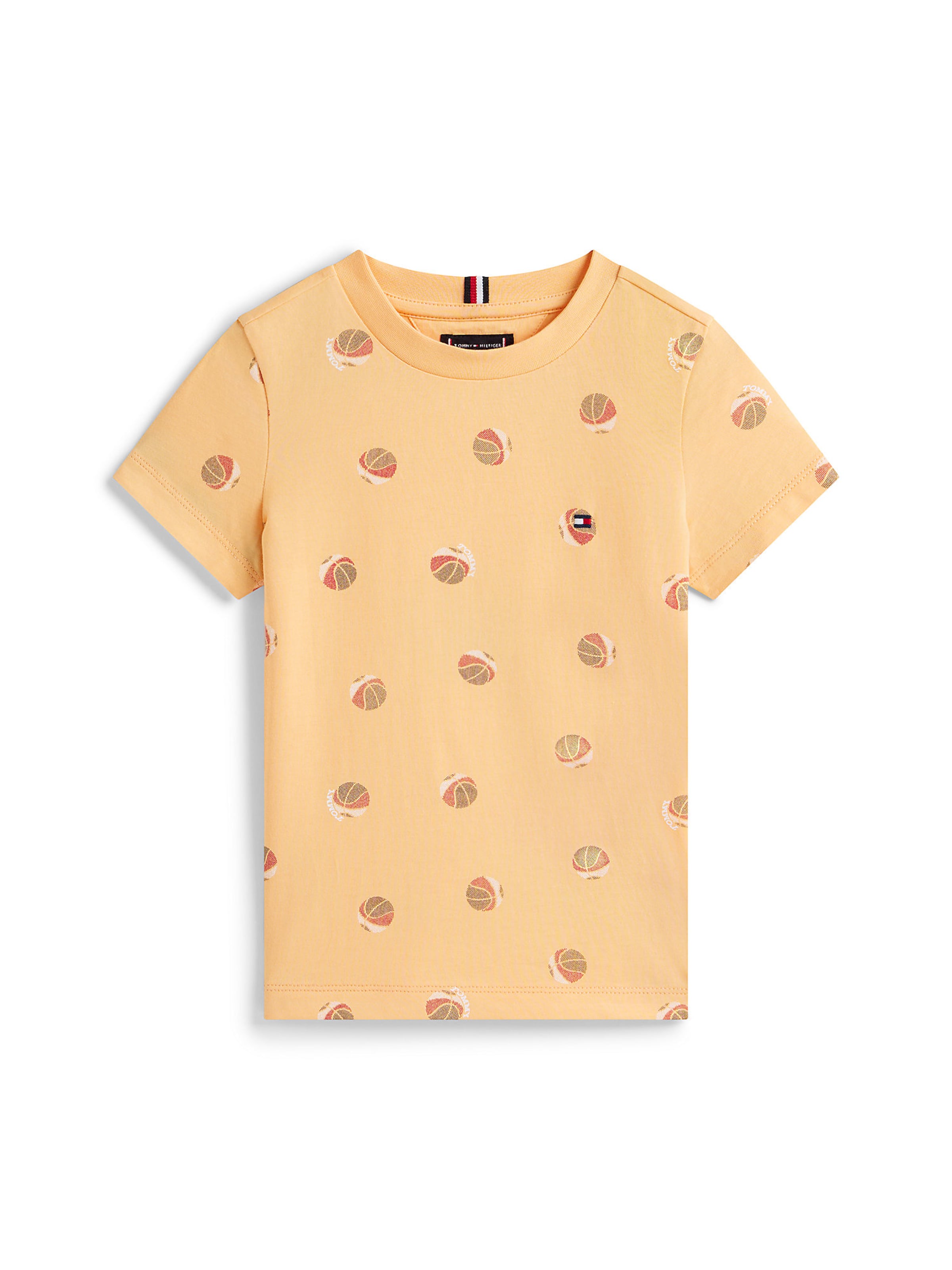 T-Shirt TOMMY HILFIGER en orange : devant