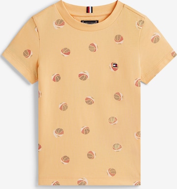 T-Shirt TOMMY HILFIGER en orange : devant