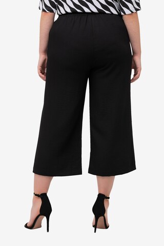 Ulla Popken Wide leg Broek in Zwart