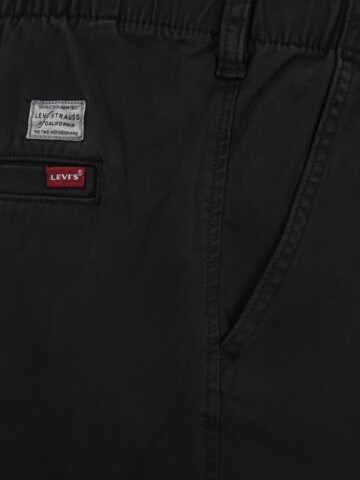 Levi's® Big & Tall Ozke Chino hlače 'XX Chino EZ Taper B&T II' | črna barva