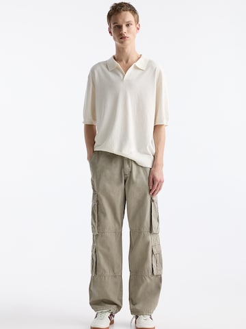 Loosefit Pantalon cargo Pull&Bear en gris