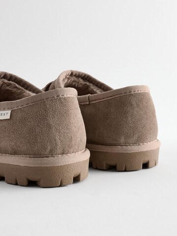 Pantoufle Next en marron