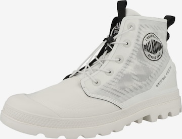 Boots stringati 'Pampa Lite Travel Vt' di Palladium in bianco: frontale