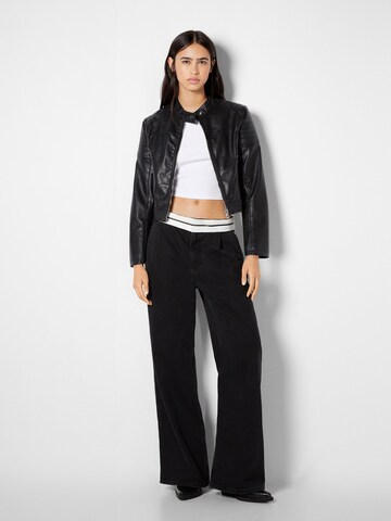 Bershka Between-season jacket in Black