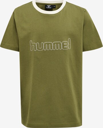 Hummel Shirt in Groen: voorkant