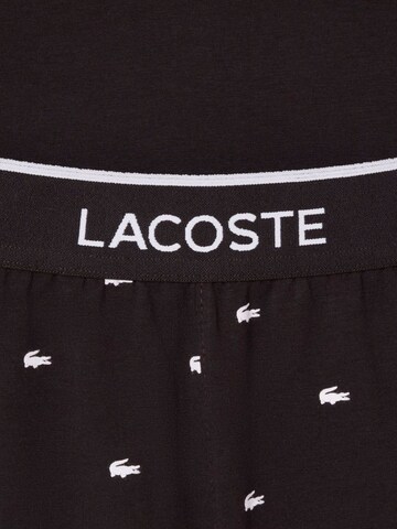 Pigiama corto di LACOSTE in nero