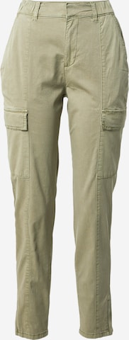 Coupe slim Pantalon cargo ESPRIT en vert : devant