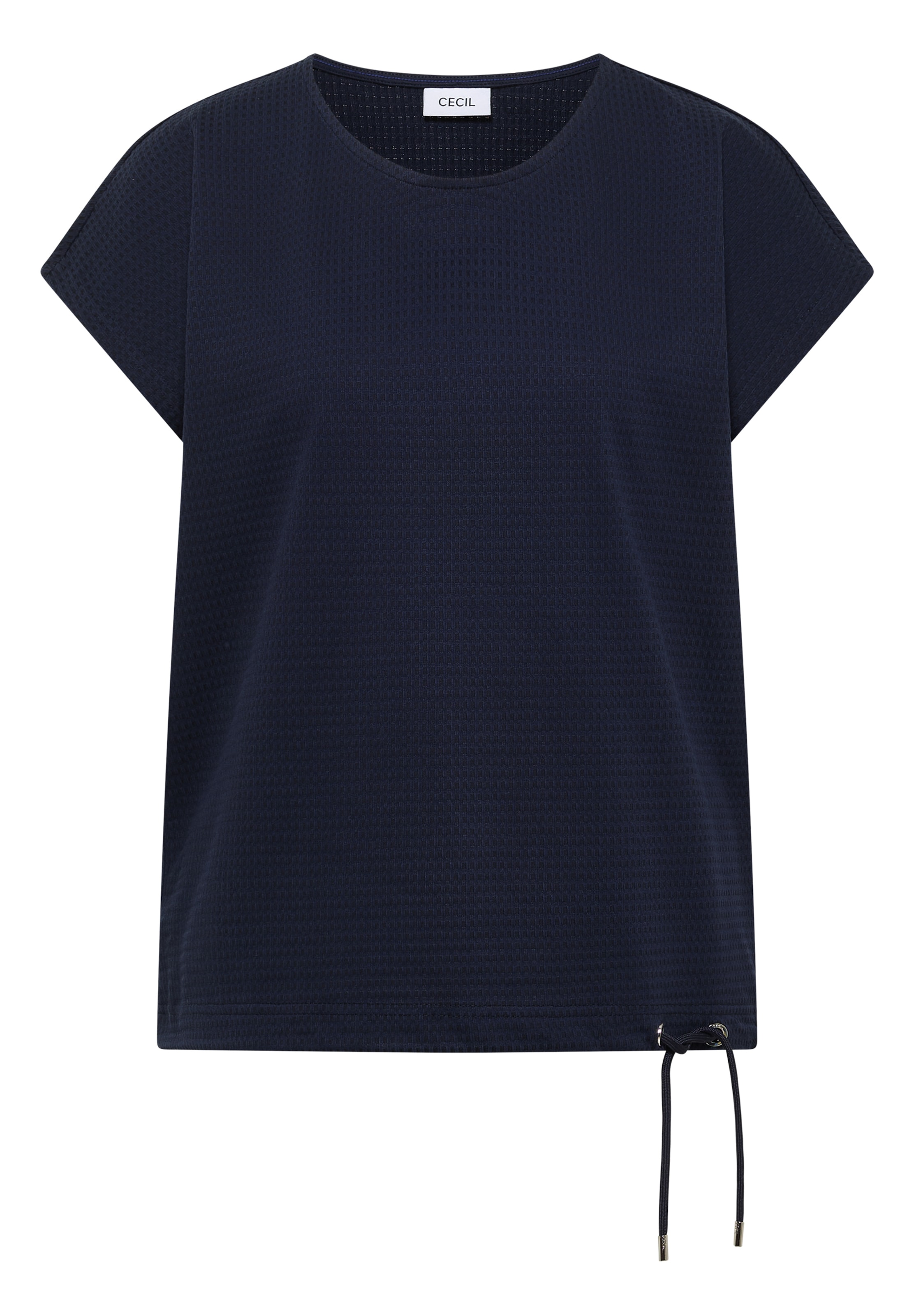 CECIL T-shirt en L en bleu foncé, Vue avec produit