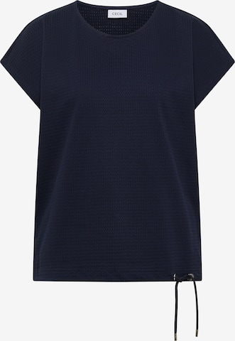 CECIL - Camisa em azul: frente