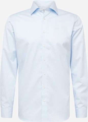 SELECTED Рубашка 'SLHETHAN' в Синий: спереди