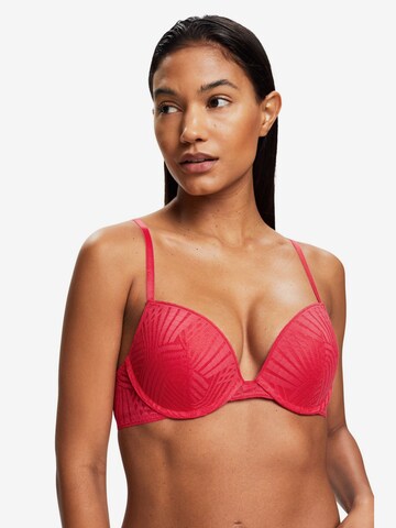 Push-up Soutien-gorge ESPRIT en rouge : devant