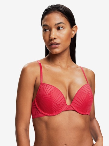 ESPRIT Push-up Bra in Red: front