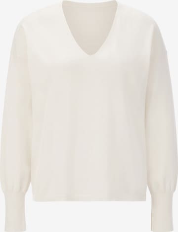 Pull-over Rich & Royal en blanc : devant