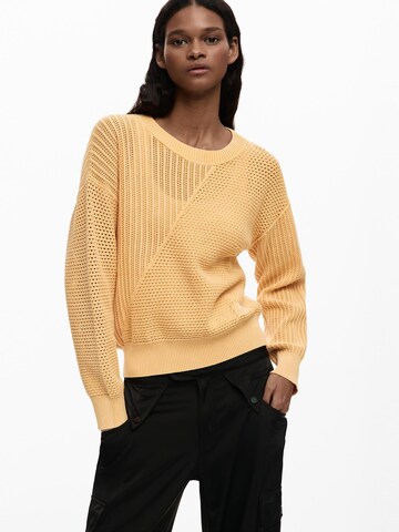 Desigual Pulóver - sárga