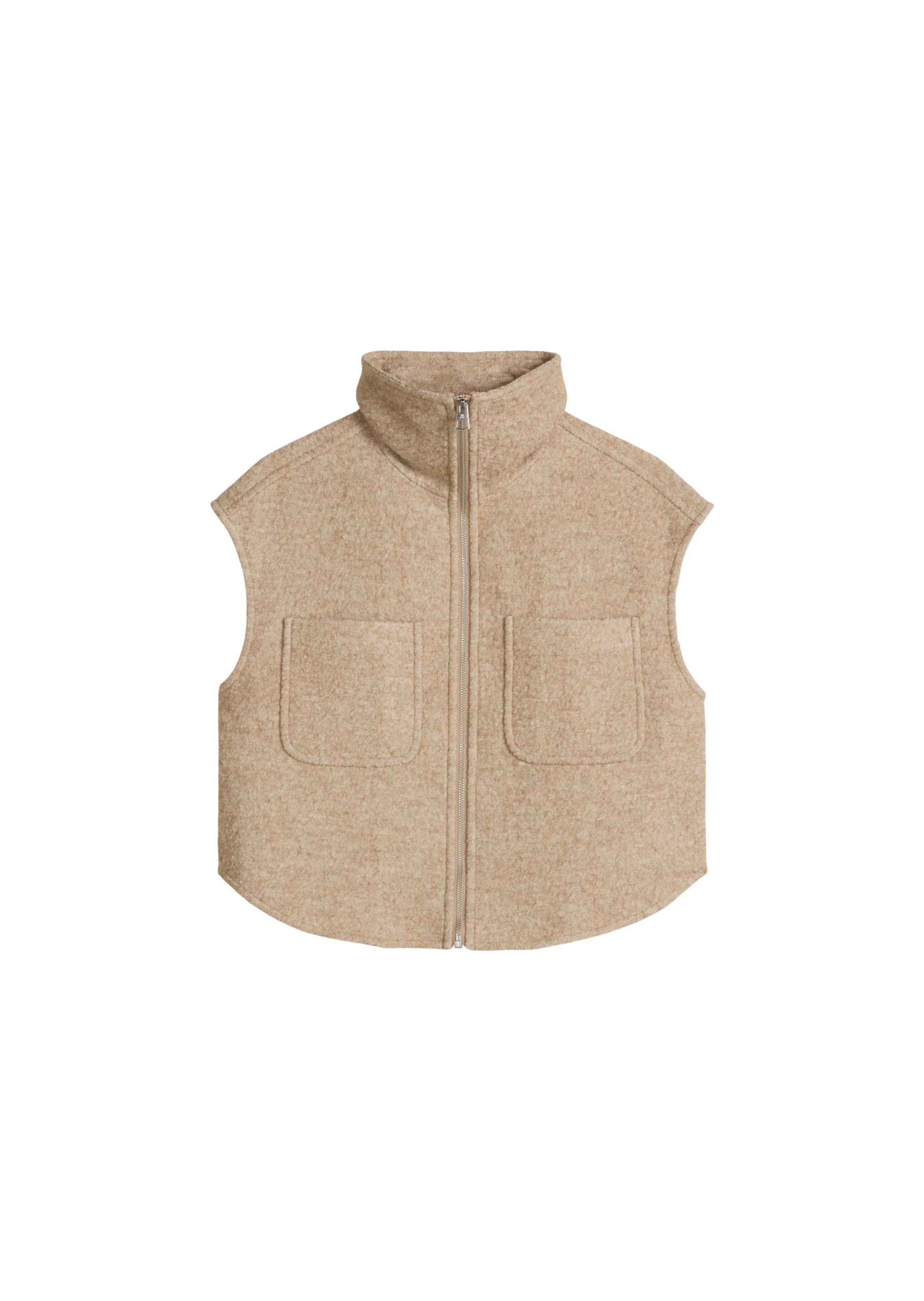 Gilet Marc O'Polo en beige : devant