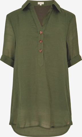 Chemisier Apricot en vert : devant