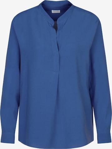 Chemisier 'Schwarze Rose' SEIDENSTICKER en bleu : devant