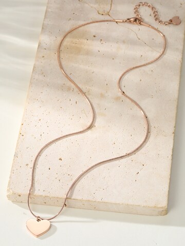 Hey Happiness - Cadena 'Heart Duo' en oro