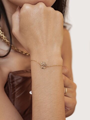 Braccialetto 'Life Flow' di Hey Happiness in oro