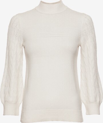 LAURA SCOTT Sweater in White: front