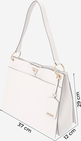 Borsa a spalla 'BASILEA' di GUESS in bianco