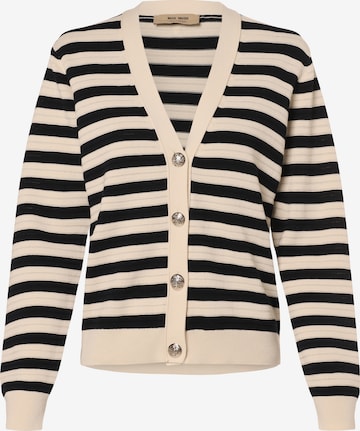 MOS MOSH Knit Cardigan in Beige: front