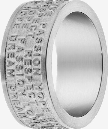 Lucardi Ring in Silber: predná strana