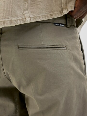 JACK & JONES Regular Chino trousers 'JPSTKANE BARRET' in Green
