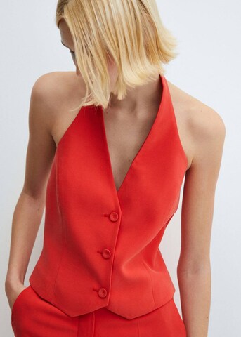 Gilet de costume 'Tempo' MANGO en rouge